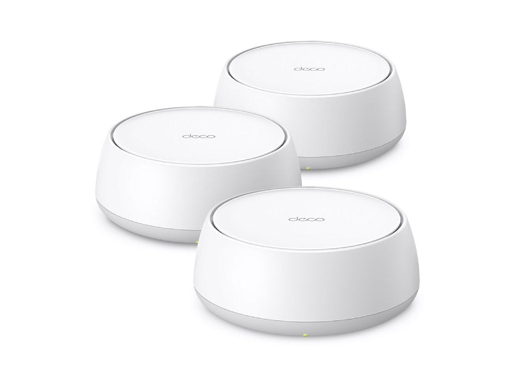 TP-LINK Deco BE25(3-pack) BE5000 Whole Home Mesh WiFi 7 System, 2 2.5 Gbps ports