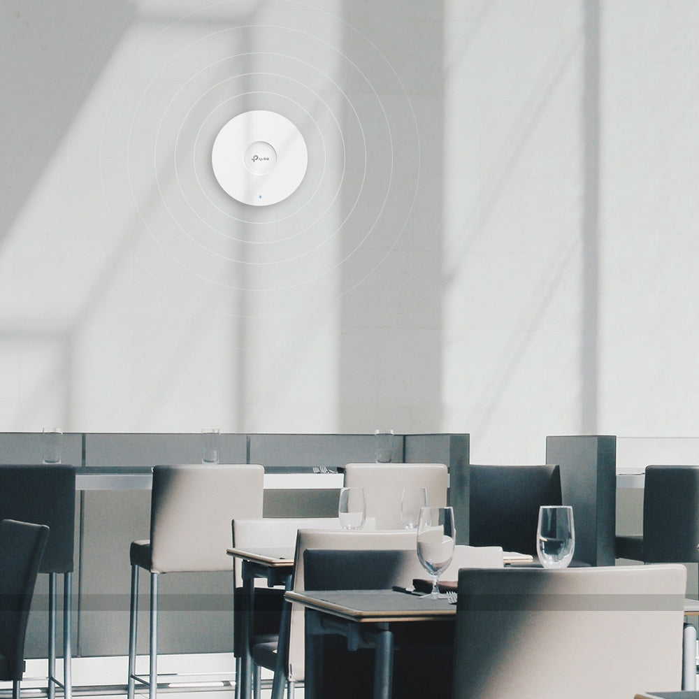 TP-LINK EAP653 AX3000 Ceiling Mount WiFi 6 Access Point, PoE+ Powered