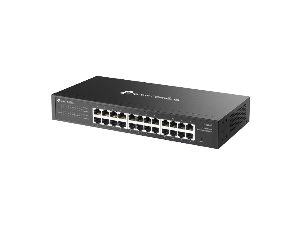TP-LINK ES224G Omada 24-Port Gigabit Easy Managed Switch, Rackmountable - Desktop