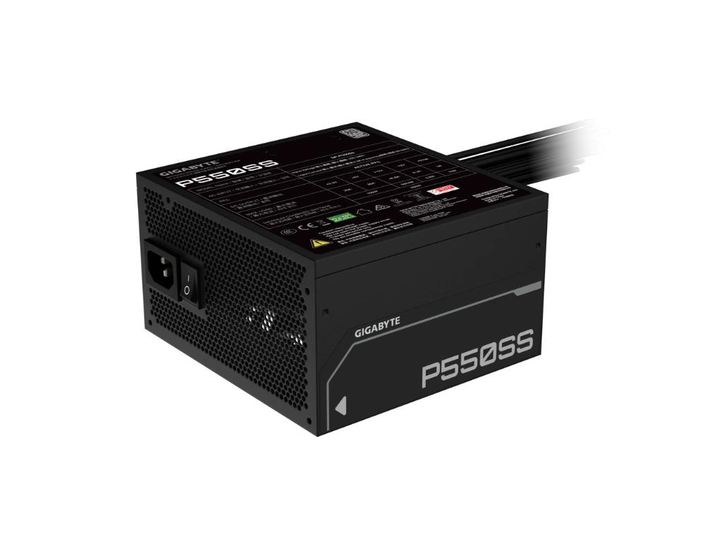 GIGABYTE GP-P550SS 550W Power Supply, 80 PLUS Silver certified, 120mm FDB Fan, ATX 3.0