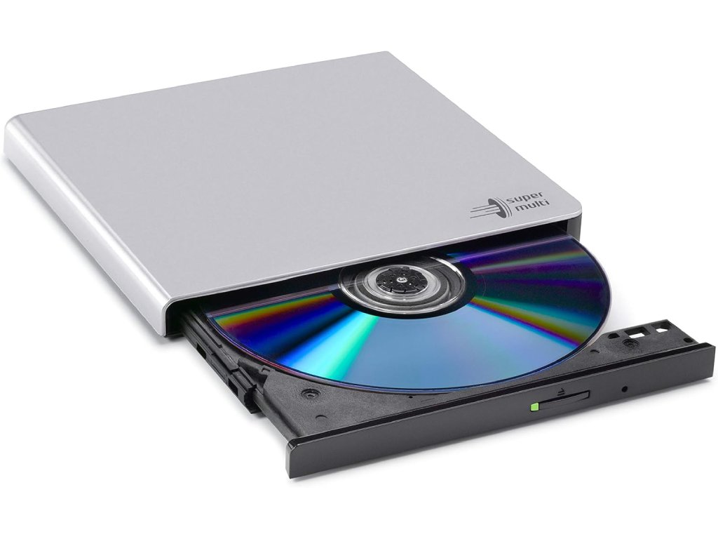 LG External DVD Writer GP57ES40 Ultra Slim 14mm, Silver