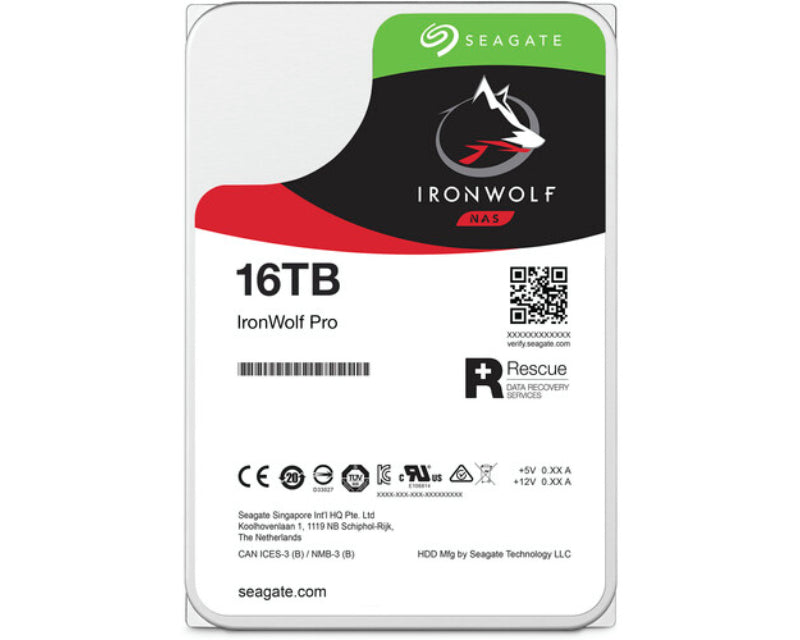16TB 3.5 inča SATA III 256MB 7200rpm ST16000NT001 IronWolf Pro