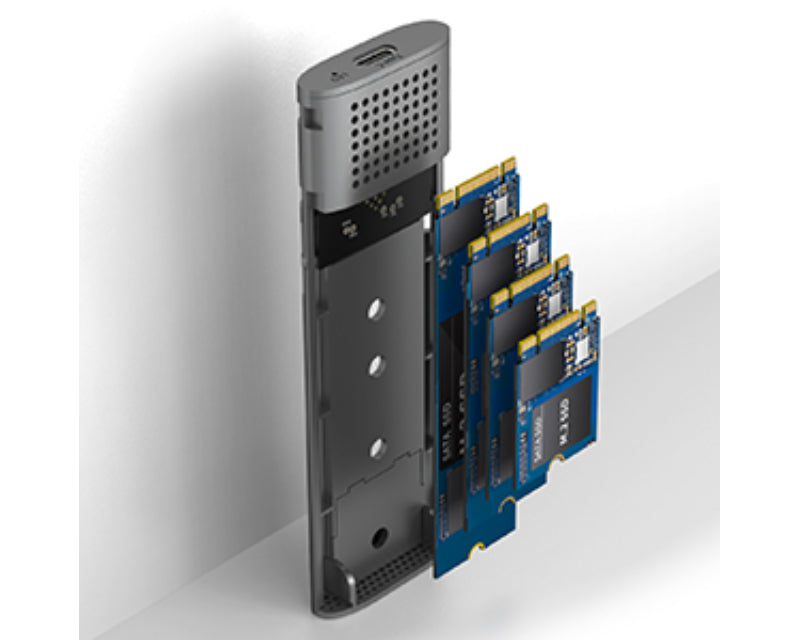 Externo Kućište USB3.2 tip-C za M.2 PCIe NVMe - SATA SSD diskove K1691