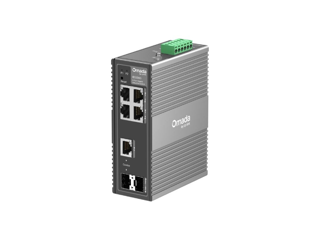 TP-LINK IES206G Omada 6-Port Gigabit Industrial Easy Managed Switch, 4 RJ45,1 Combo RJ45 - SFP,1SFP