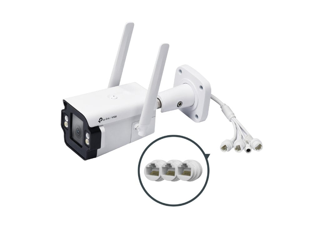 TP-LINK InSight S345-4G(4mm) VIGI 4MP Outdoor Full-Color 4G Bullet Network Camera, IP66