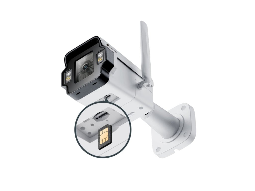 TP-LINK InSight S345-4G(4mm) VIGI 4MP Outdoor Full-Color 4G Bullet Network Camera, IP66