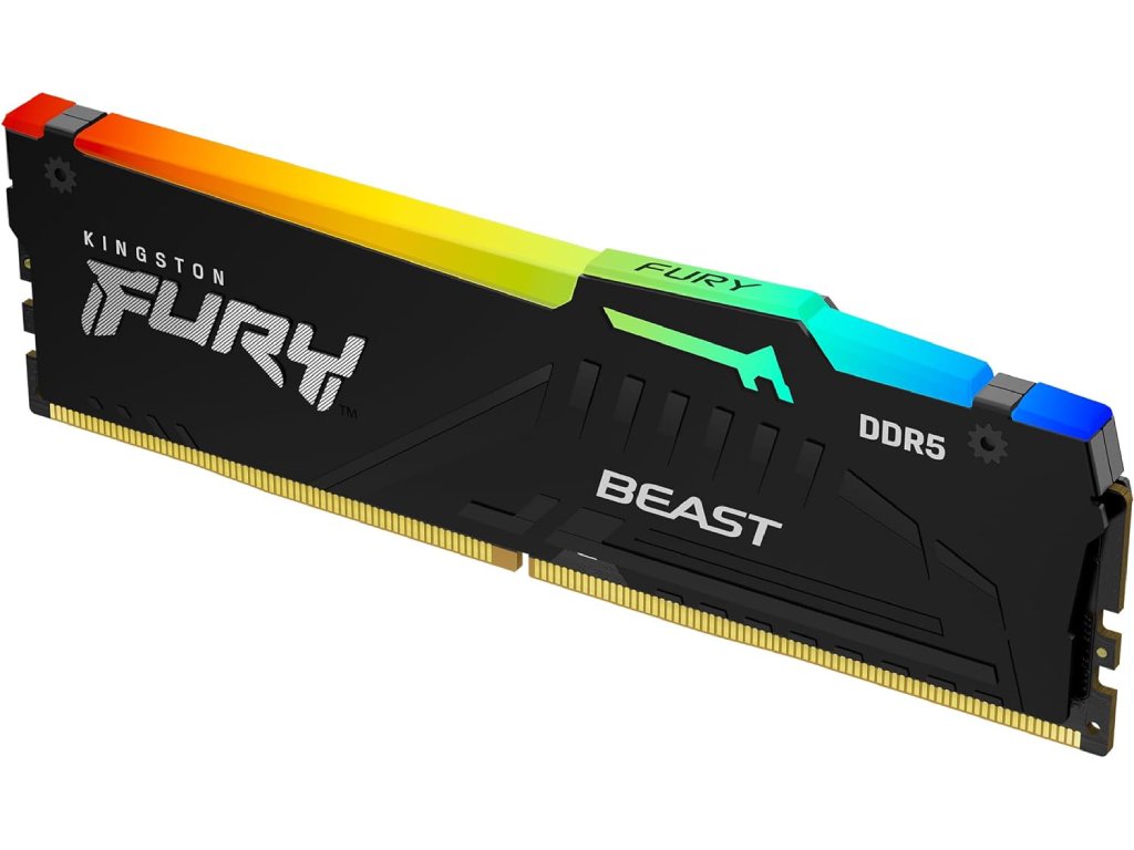 KINGSTON FURY Beast RGB 32GB DDR5 6000MT - s, 1.4V, CL30, INTEL XMP 3.0, AMD EXPO