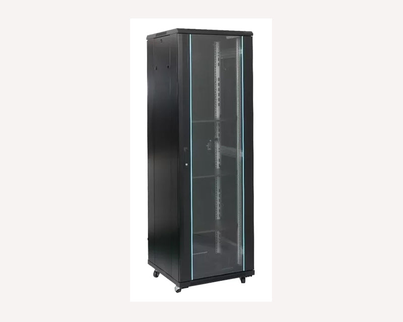 Rack orman samostojeći, 22U, 600x600, staklena vrata (pakovanje od 3 kutije)