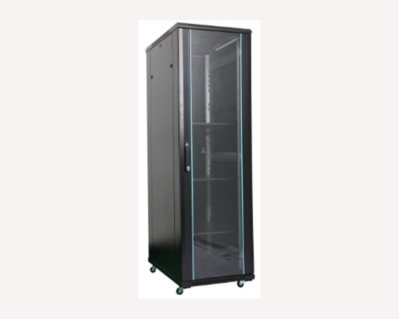 Rack orman samostojeći, 32U, 600x600, staklena vrata (pakovanje od 3 kutije)