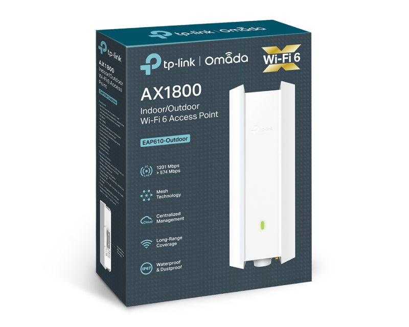 EAP610- Outdoor(EU) AX1800 Indoor - Outdoor OMADA ACCESS POINT SPOLJNI WI-FI 6 IP67