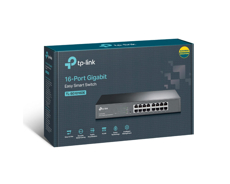 TL-SG1016DE 16-Port Gigabit Desktop - Rackmount Switch metalno kućište