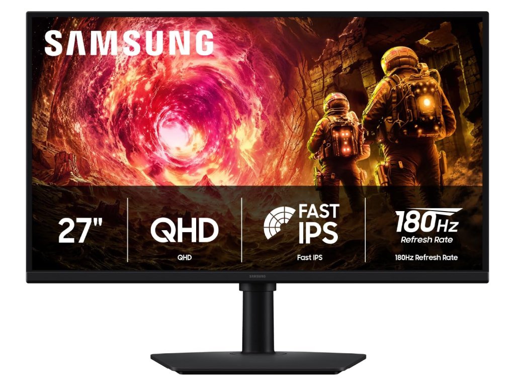 SAMSUNG Odyssey G50F 27" IPS Gaming monitor, QHD 2560x1440, 180Hz, 1 ms, HDMI - DP, HAS - TILT - PIVOT