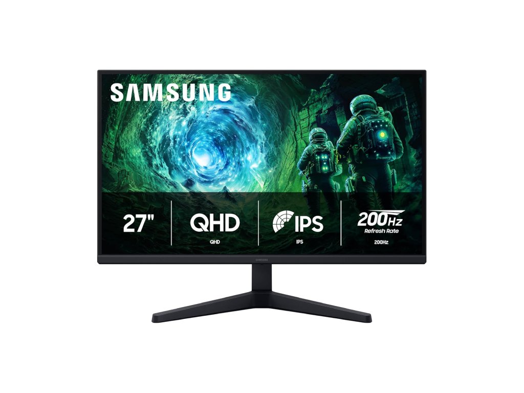 SAMSUNG Odyssey G5 G53F Gaming IPS Monitor, 27" QHD 2560x1440 , 200Hz, 1 ms, DP - HDMI*2, USB, HDR10