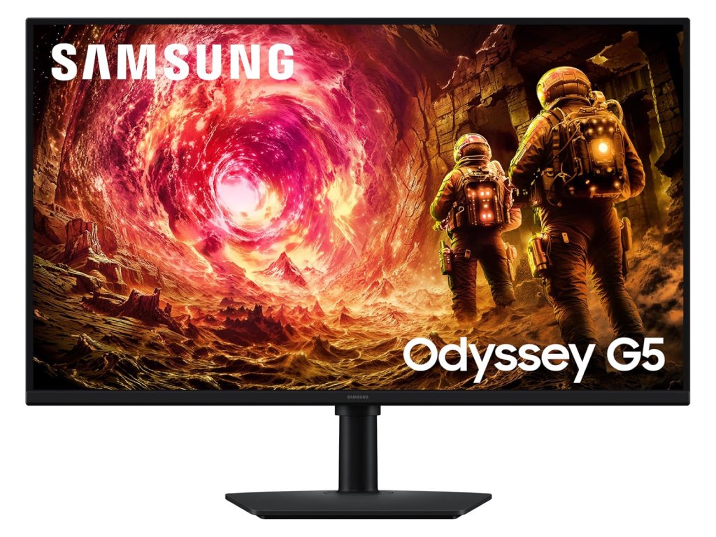 SAMSUNG Odyssey G5 G50F Gaming IPS Monitor, 32" QHD 2560x1440 , 180Hz, 1 ms, DP - HDMI,HDR10,HAS - PIVOT