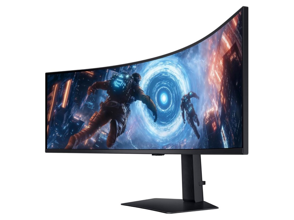 SAMSUNG 49" Odyssey G9 G91F Curved DQHD Monitor, 5120 x 1440, 144Hz, 1 ms,2500:1, 32:9,DP - HDMI*2,HAS
