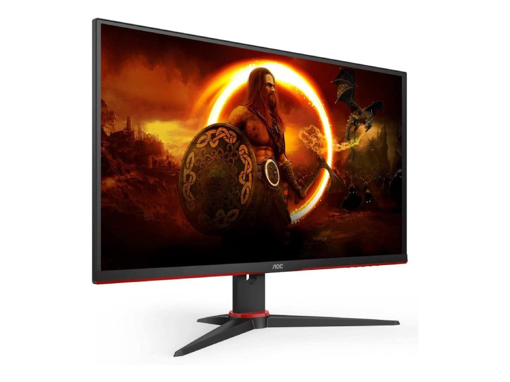 AOC Gaming Monitor Q27G2E, 27", QHD 2560x1440, 144Hz, 1 ms, DP - HDMI*2, Tilt, VESA 100 x 100