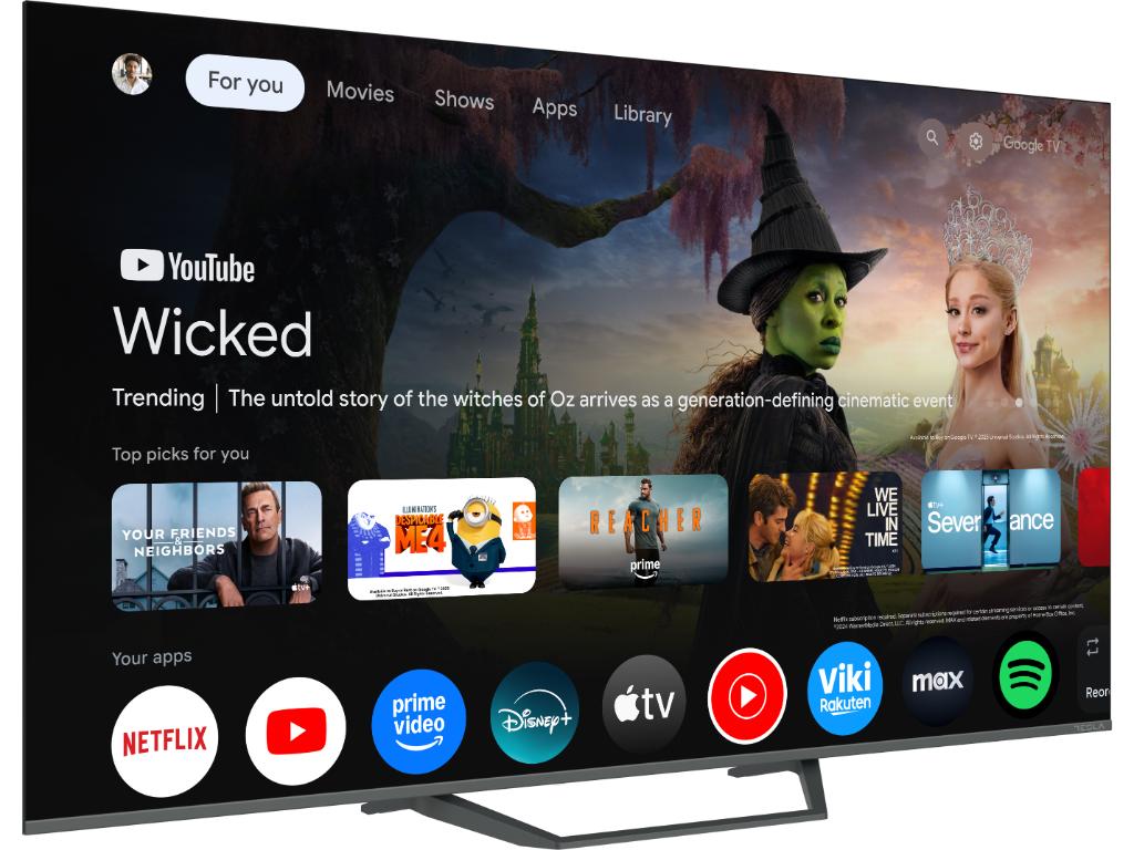 Tesla Q65E655GUS QLED TV 65" ultra HD, Google TV smart, frameless, DVB-T2 - C - S2