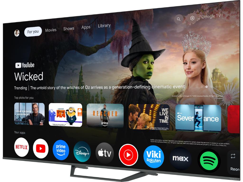 Tesla Q75E655GUS QLED TV 75" ultra HD, Google TV smart, frameless, DVB-T2 - C - S2