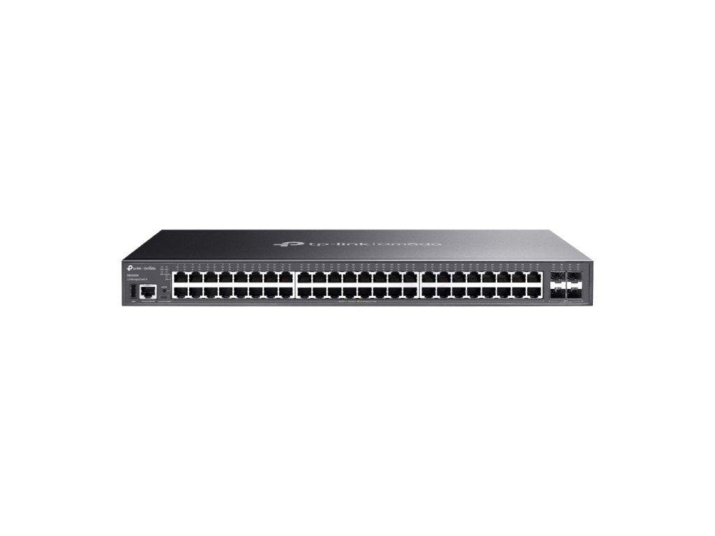 TP-LINK SG5452X Omada 48-Port Gigabit Stackable Lite L3 Managed Switch with 4 10G Slots