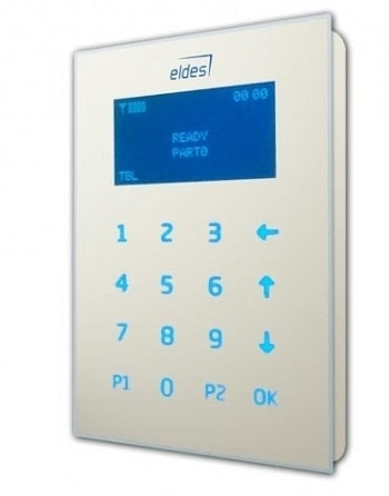 LCD šifrator žični EKB2 beli