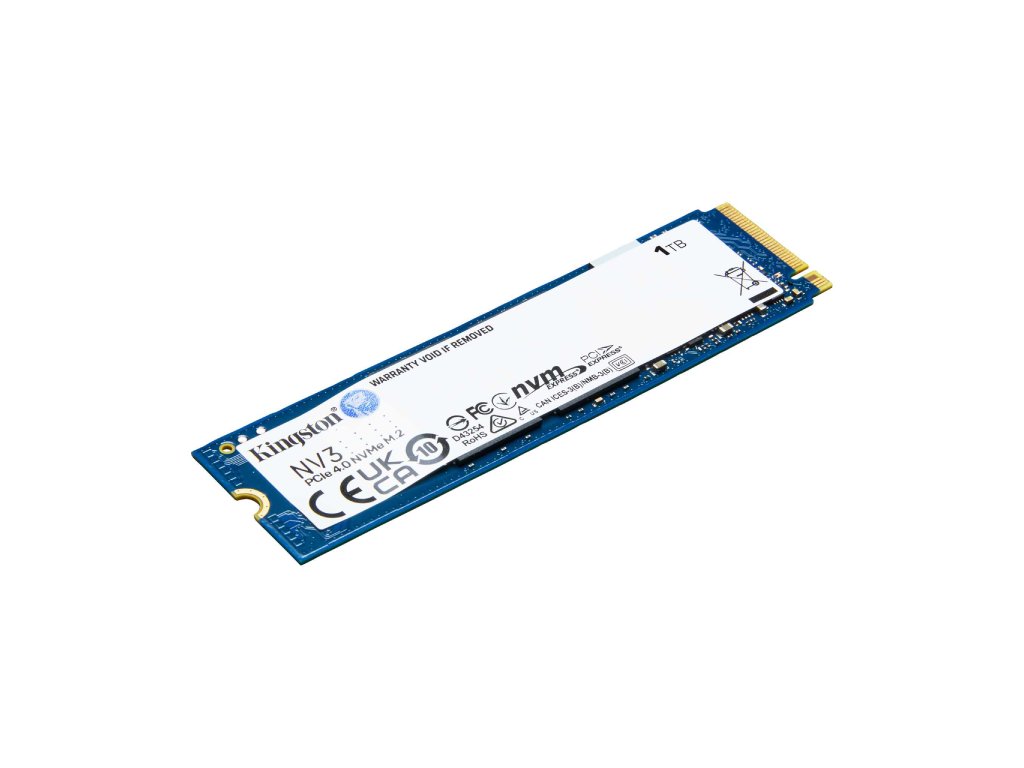 KINGSTON 1TB NV3 PCIe 4.0 NVMe SSD, Up to 6000MB - s read, 4000MB - s write