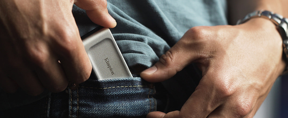 KINGSTON XS2000 1TB Portable External SSD, USB Type-C 3.2, Up to 2000MB - s read, 2000MB - s write