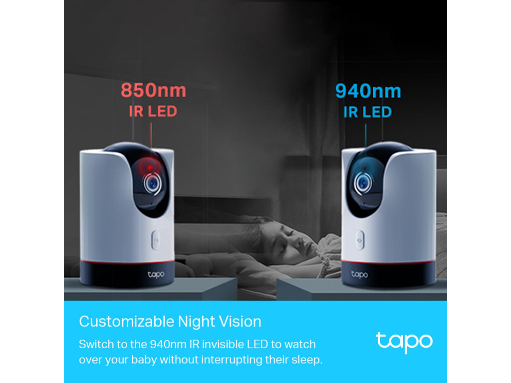 TP-LINK TAPO C225 Pan - Tilt AI Home Security Wi-Fi Camera, 2K QHD, 360 degree horizontal FOV
