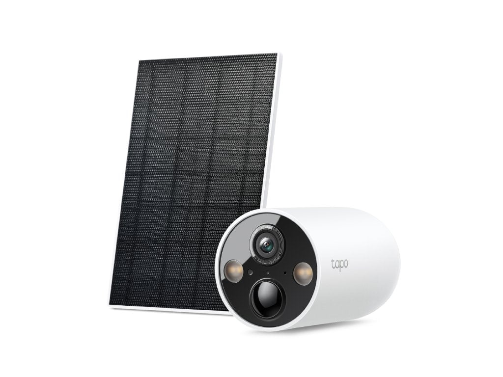 TP-LINK TAPO C425 KIT Solar-Powered Security Camera Kit, 2K QHD, 4MP, Free AI Detection, IP66