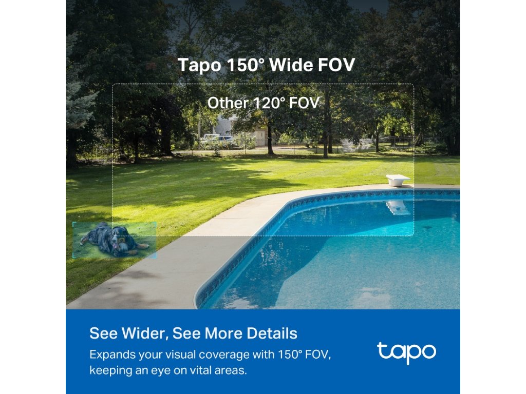 TP-LINK TAPO C425 KIT Solar-Powered Security Camera Kit, 2K QHD, 4MP, Free AI Detection, IP66