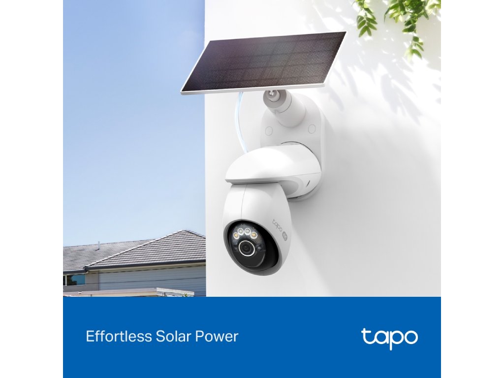 TP-LINK TAPO C660 KIT Ultra 4K Solar-Powered Pan - Tilt Security Camera Kit, 360 AI Tracking