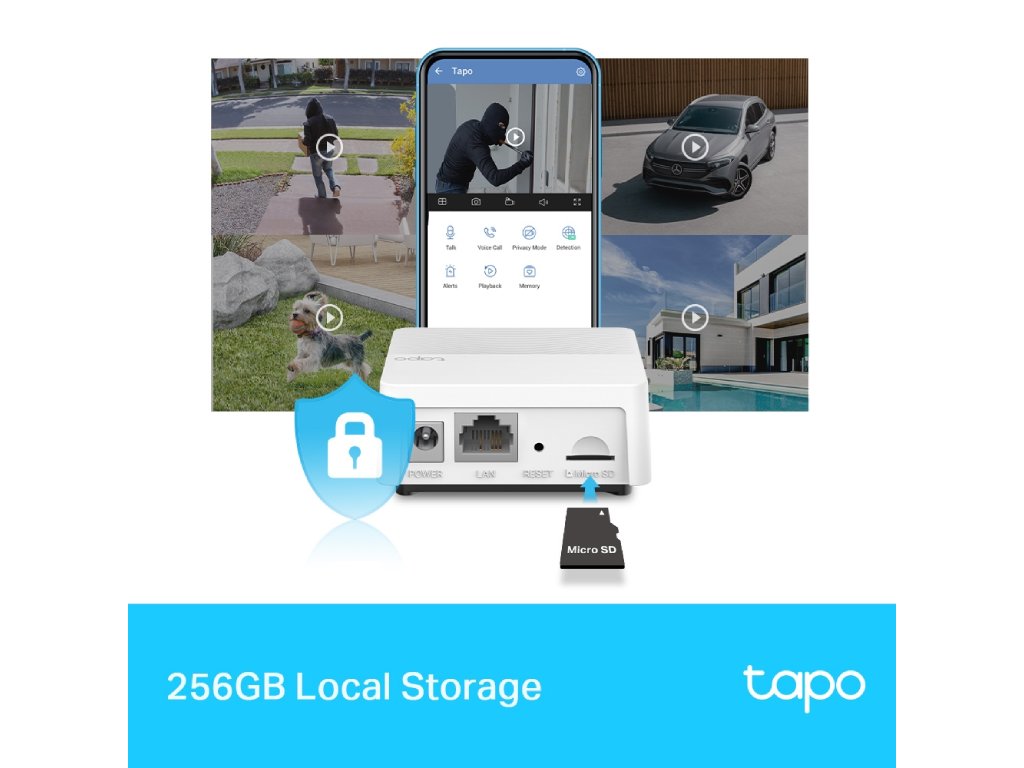 TP-LINK TAPO H200 Smart Hub Up to 64+4 Devices, Smart Alarm & Chime
