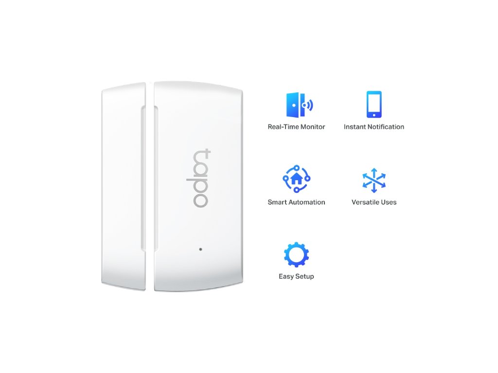 TP-LINK TAPO T110 Smart Contact Sensor, Window - Door Safeguard, Instant App Notification