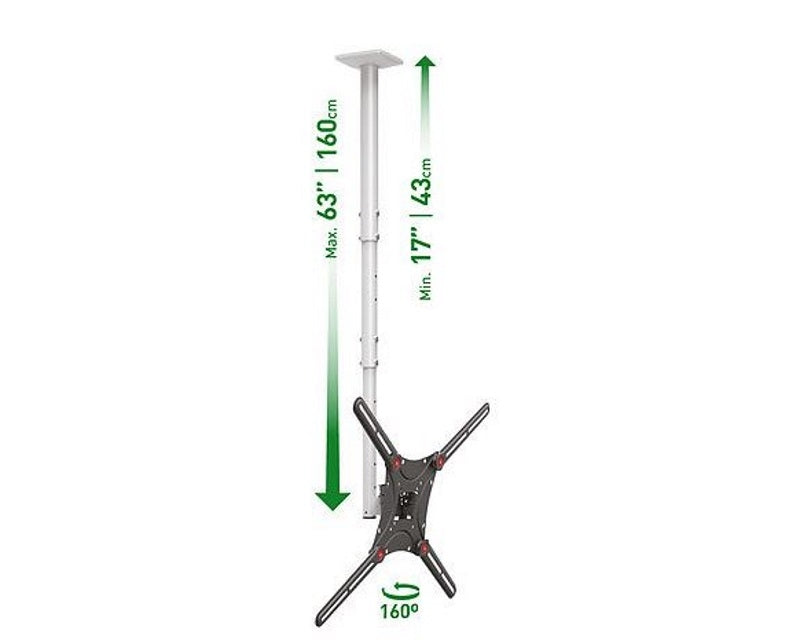 4500L LCD TV zglobni plafonski nosač do 86 inča