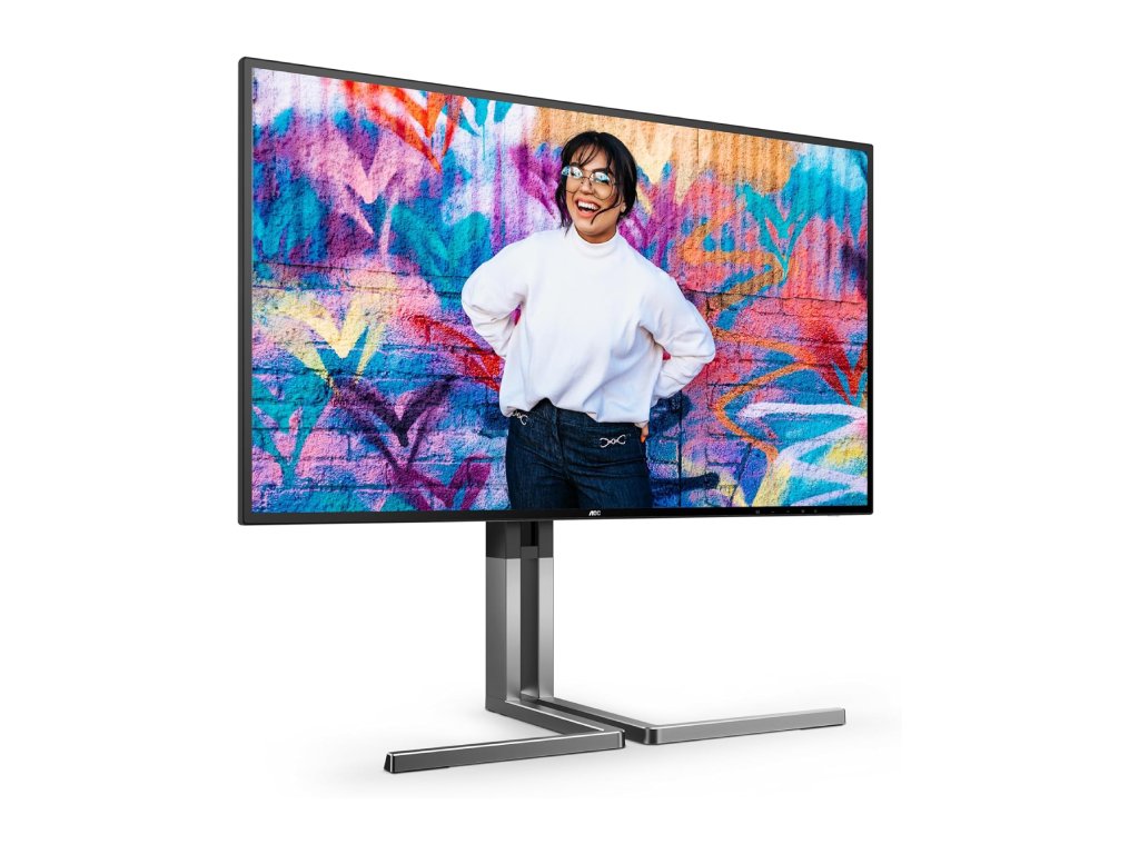 AOC Graphic Pro Monitor U27U3CV 27" IPS 4K 3840 x 2160, DP - HDMI*2 - USB-C, HAS, PIVOT, SWIVEL,Speakers