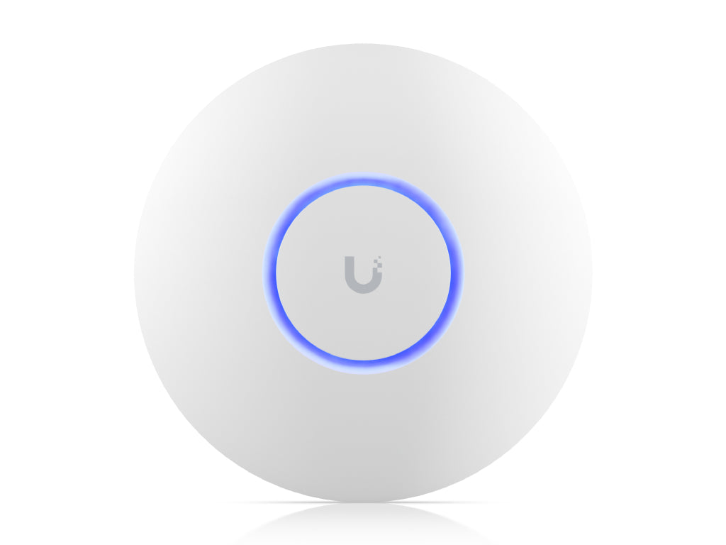 UBIQUITI UniFi U6+ Compact WiFi6 Access Point with 300+ client capacity, PoE, 9W, GbE RJ45 port