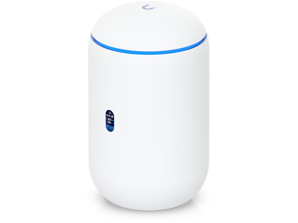 UBIQUITI Dream Router 7 Desktop 10G Cloud Gateway WiFi 7,PoE switch, 3x 2.5G LAN ports, 64GB microSD