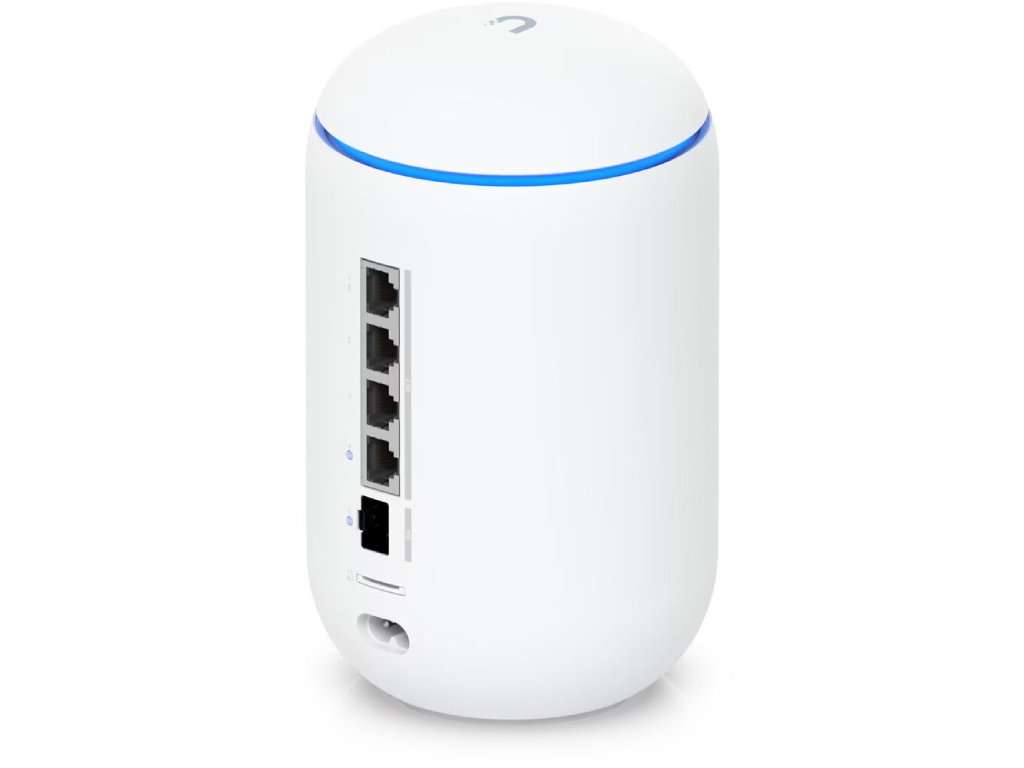 UBIQUITI Dream Router 7 Desktop 10G Cloud Gateway WiFi 7,PoE switch, 3x 2.5G LAN ports, 64GB microSD