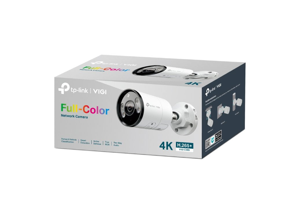 TP-LINK VIGI C385(2.8mm) 4K (8MP) Ultra HD and 24h Full-Color Bullet Network Camera