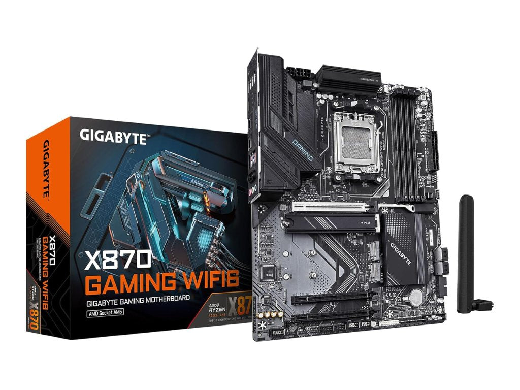 GIGABYTE AMD Ryzen MB X870 GAMING WIFI6,4*DDR5 8200MT - s, 1*PCIe 5.0 - 3*M.2,USB4,HDMI,AM5,WIFI6,2.5GbE