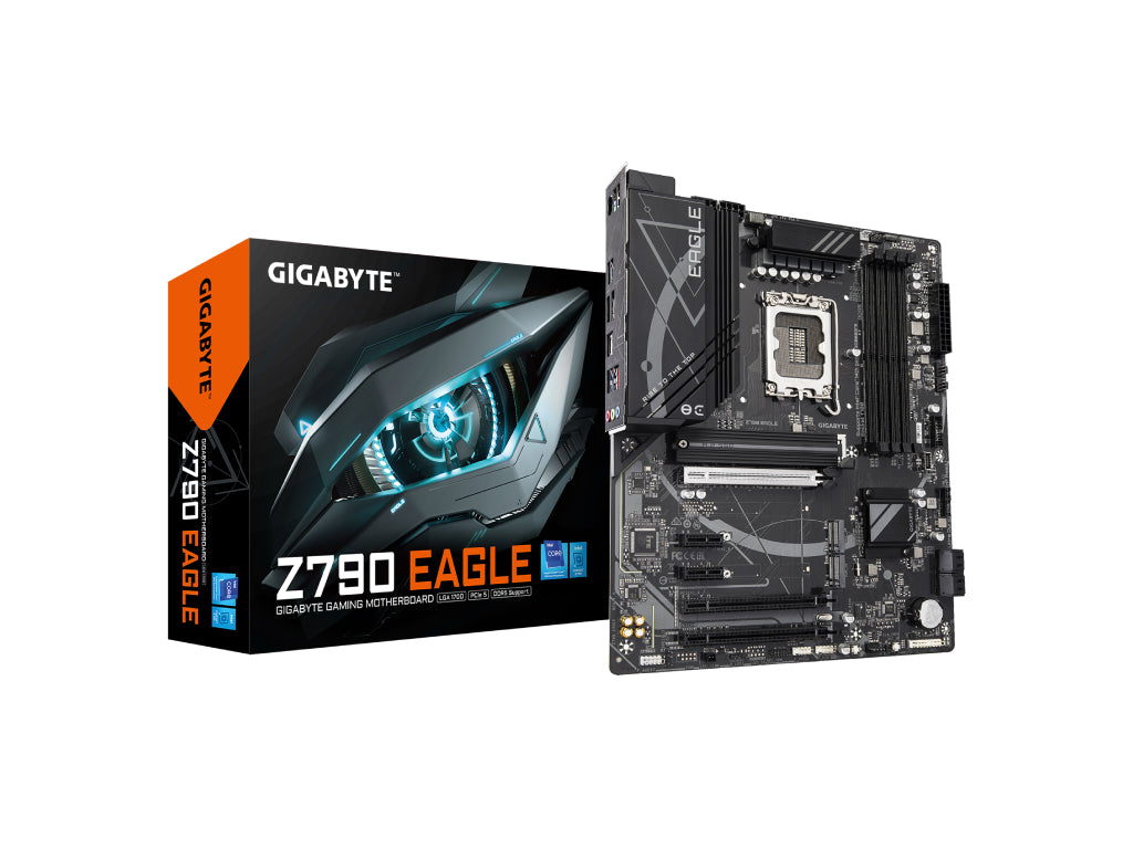 GIGABYTE INTEL MB Z790 EAGLE Rev 1.0 , 4*DDR5 7600MHz, 3*PCIe 4.0, HDMI - DP, 2.5GbE LAN, LGA 1700