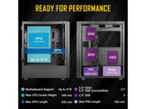 ANTEC NX410 Black NX Series-Mid Tower Gaming Case, USB3.0 - USB2.0*2, HD-AUDIO2, 2*140 mm ARGB fan