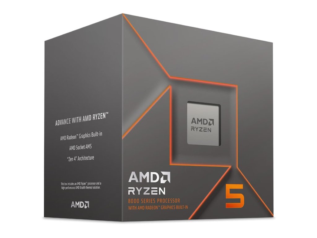 AMD Ryzen 5 8500G, 3.5GHz - 5.0GHz Max, 6C - 12T, AM5, 16MB L3 cache, Wraith Stealth, AMD Radeon 740M