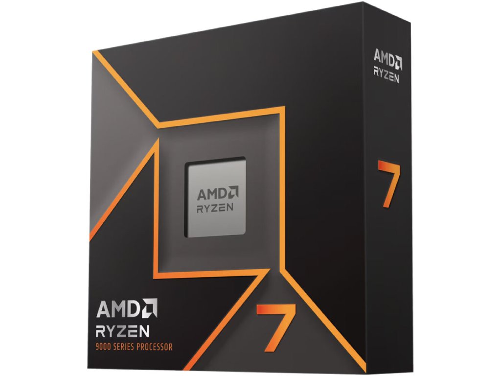 AMD Ryzen 7 9700X, 3.8GHz - 5.5GHz Max, 8C - 16T, AM5, 32MB L3 cache, AMD Radeon Graphics, Bez kulera