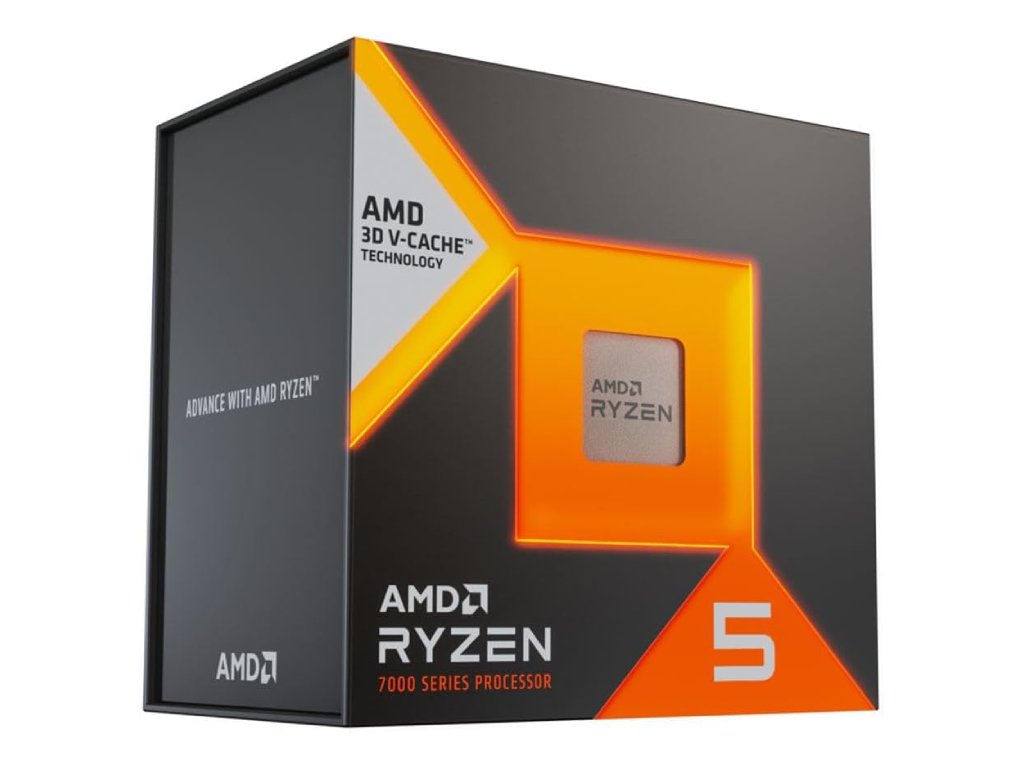 AMD Ryzen 5 7500X3D, 4.0GHz - 4.5GHz Max, 6C - 12T, Box, AM5, 96MB L3 cache, Bez kulera, 65W