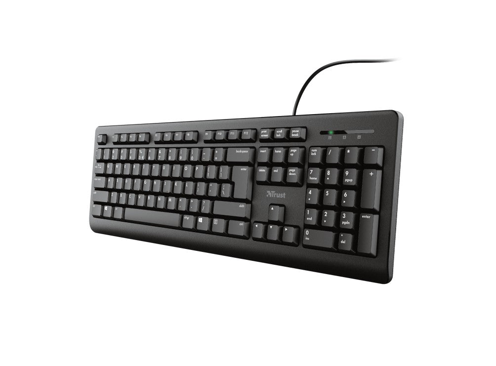 TRUST Primo Keyboard Zicana,YU,Crna