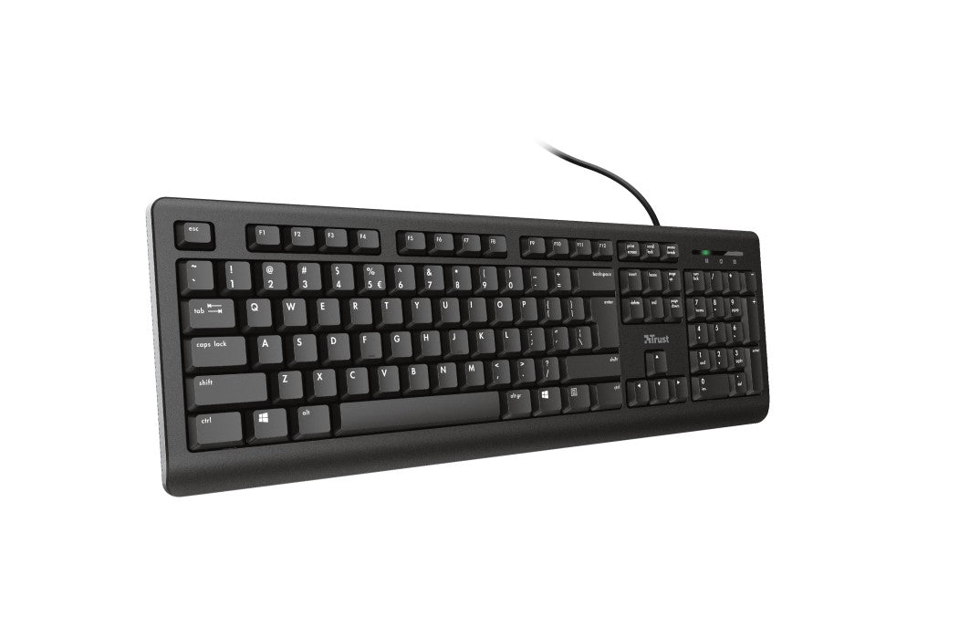 TRUST Primo Keyboard Zicana,YU,Crna