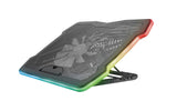TRUST GXT 1126 AURA Multicolour-Illuminated Laptop Cooling Stand, Max. laptop size 17"