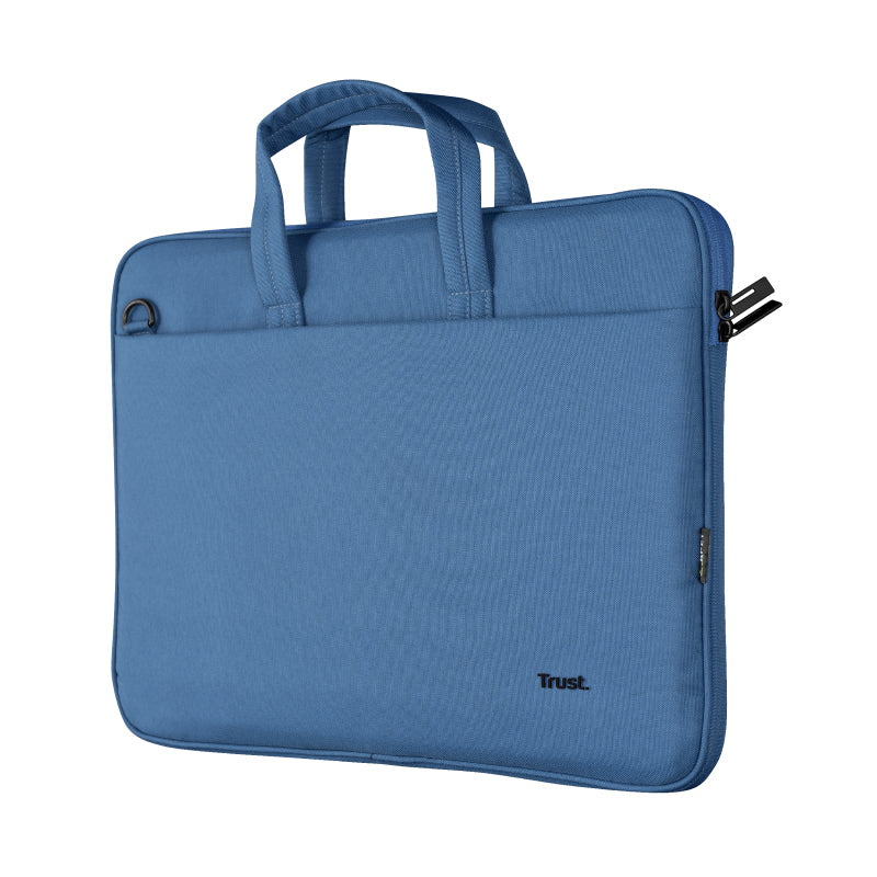 TRUST Bologna Eco-friendly Slim laptop bag for 16 inch laptops - Blue