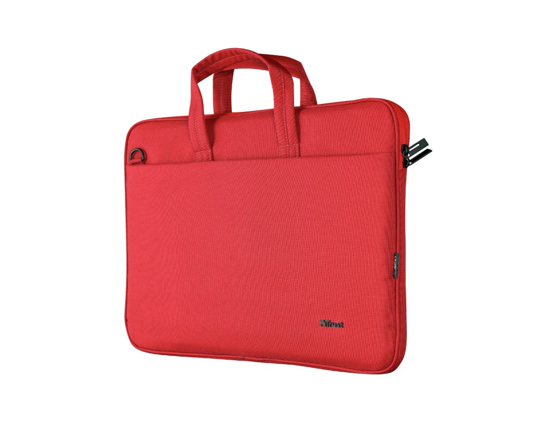 TRUST Bologna Eco-friendly Slim laptop bag for 16 inch laptops - Red