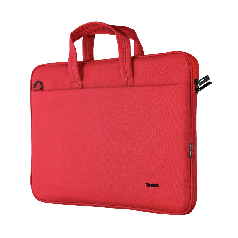 TRUST Bologna Eco-friendly Slim laptop bag for 16 inch laptops - Red